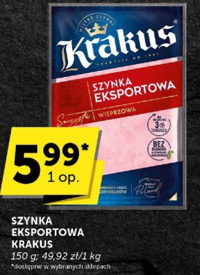 Szynka eksportowa Krakus promocja w Groszek