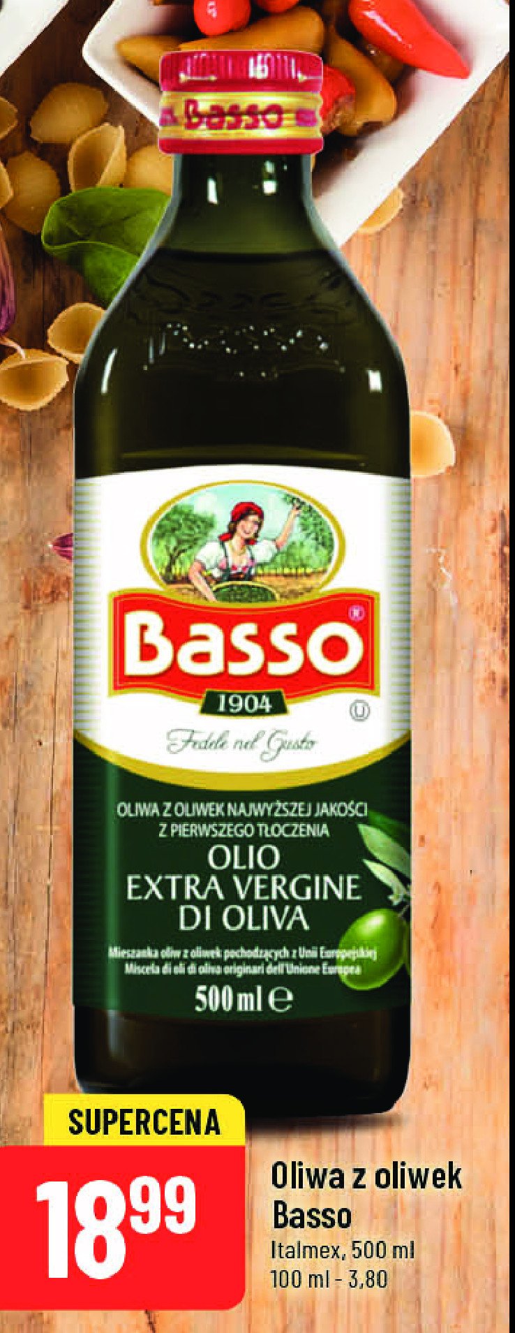 Oliwa extra vergine Basso promocja