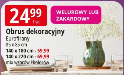 Obrus dekoracyjny Eurofilrany promocja w Leclerc