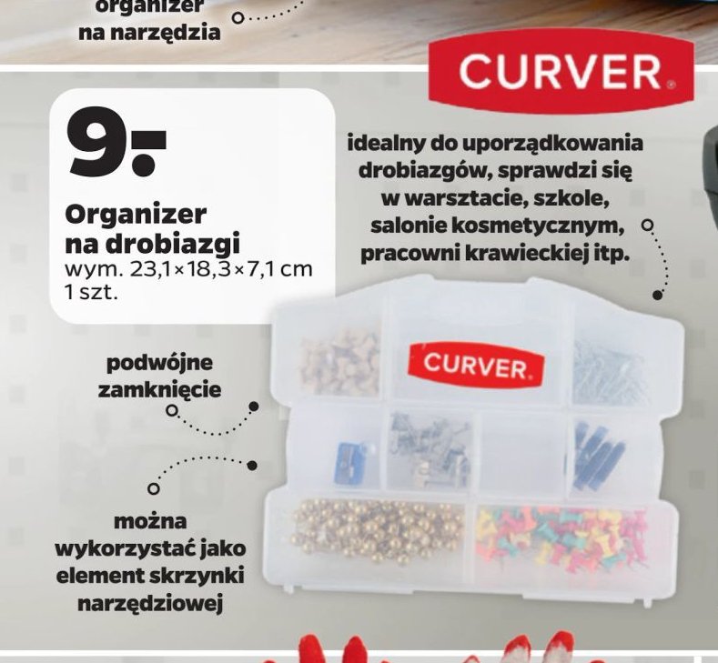 Organizer 23.1 x 18.3 x 7.1 cm Curver promocja