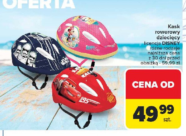 Kask dziecięcy disney promocja w Carrefour