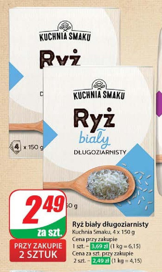 Ryż biały długoziarnisty Kuchnia smaku promocja