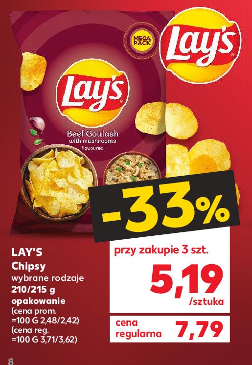 Chipsy angielski gulasz Lay's Frito lay lay's promocja