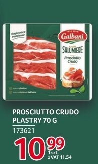 Prosciutto crudo plastry 70 g promocja w Selgros