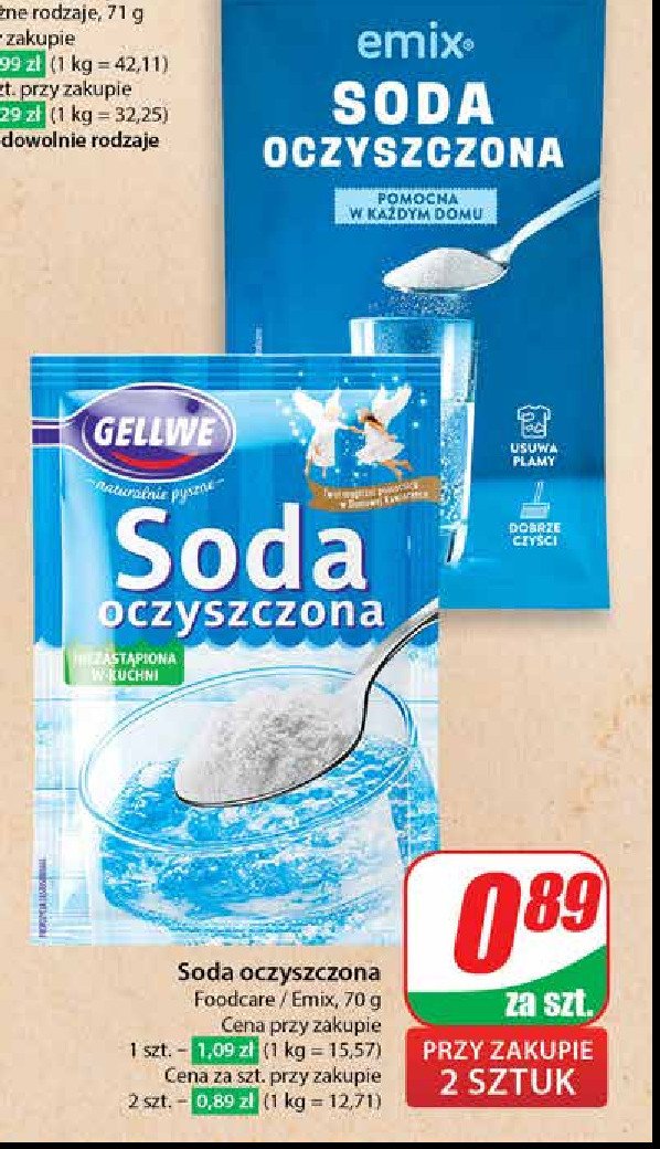 Soda oczyszczona Emix promocja