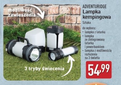 Lampka kempingowa z latarką ADVENTURIDGE promocja