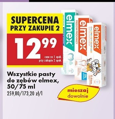 Pasta do z臋b贸w dla dzieci w wieku 0-6 lat Elmex junior promocja