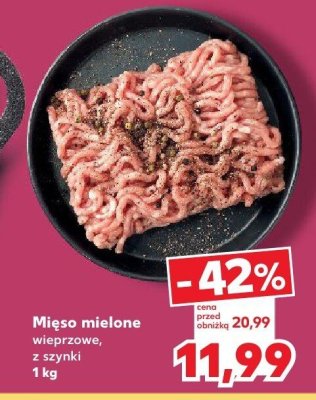 Mięso mielone wieprzowe 1 kg promocja w Kaufland