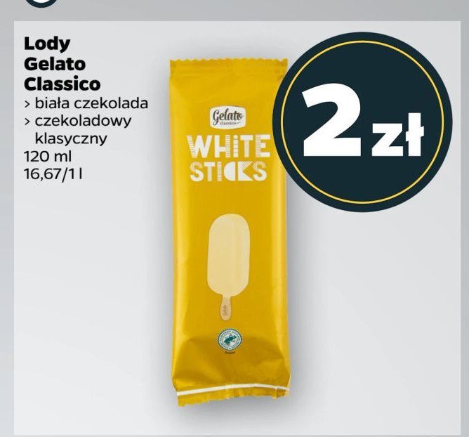 Lód classic Gelato classico promocja