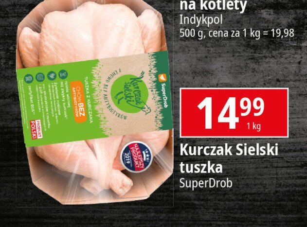 Kurczak tuszka Superdrob promocja