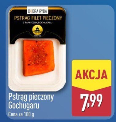 Pstrąg pieczony  promocja w Aldi