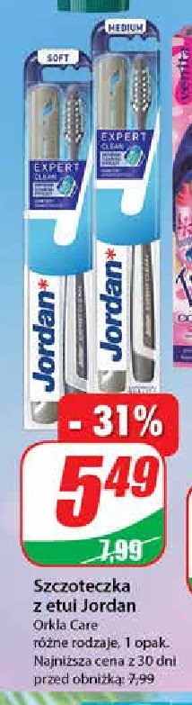 Szczoteczka do z臋b贸w medium z etui Jordan expert clean promocja