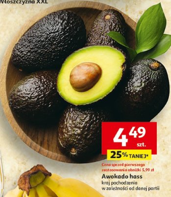 Awokado hass promocja w Auchan