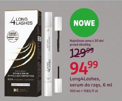 Serum do rzęs Long4Lashes, 6 ml promocja w Rossmann