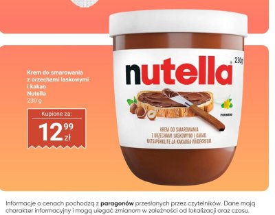 Krem do smarowania z orzechami laskowymi i kakao promocja w Dino