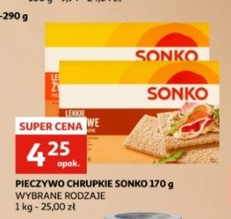 Pieczywo lekkie razowe Sonko promocja