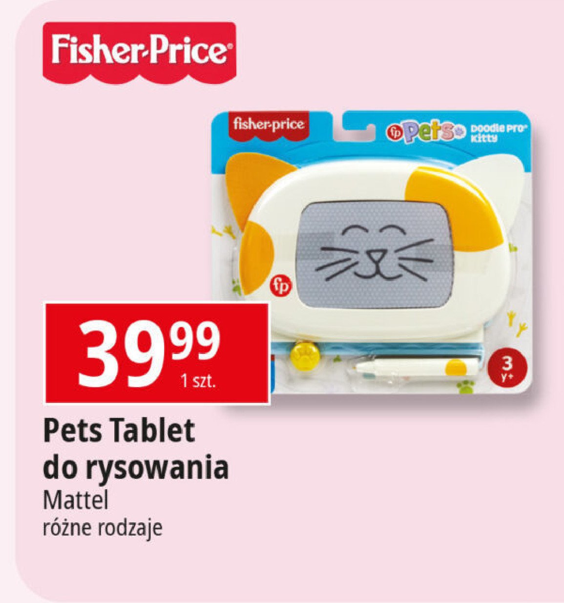 Tablet do rysowania kot Fisher-price promocja