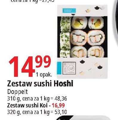 Sushi koi Tokyo sushi promocja