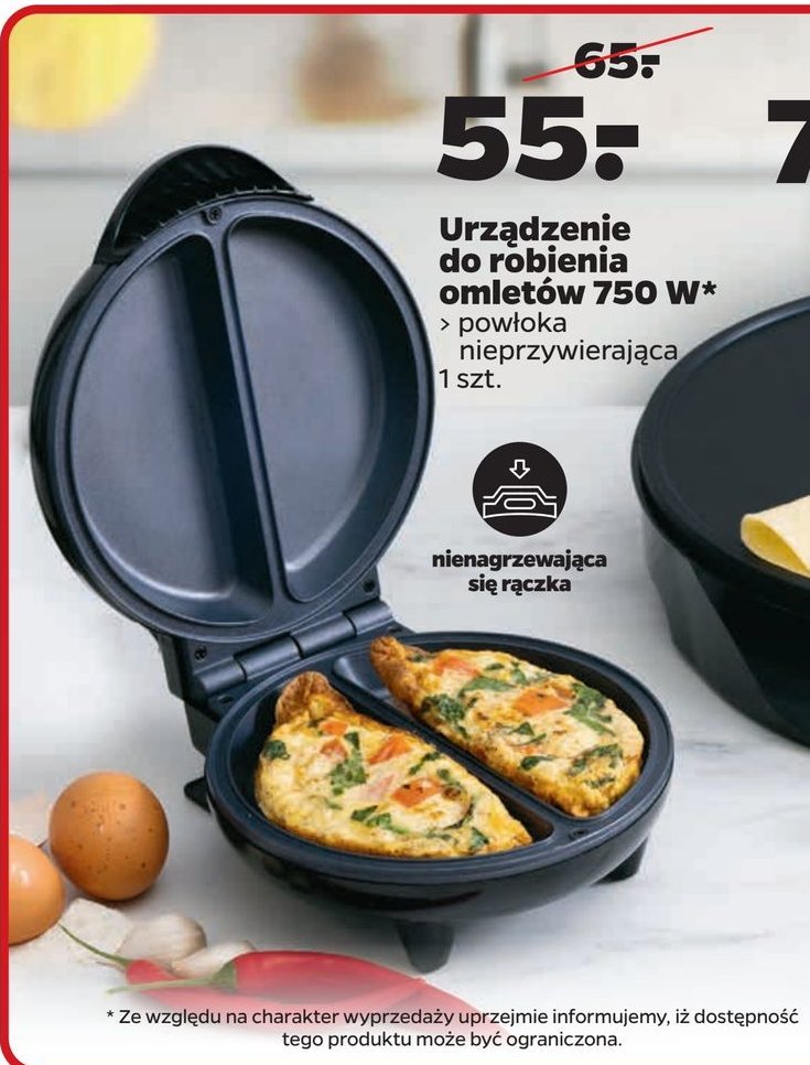Urządzenie do omletów 750w promocja