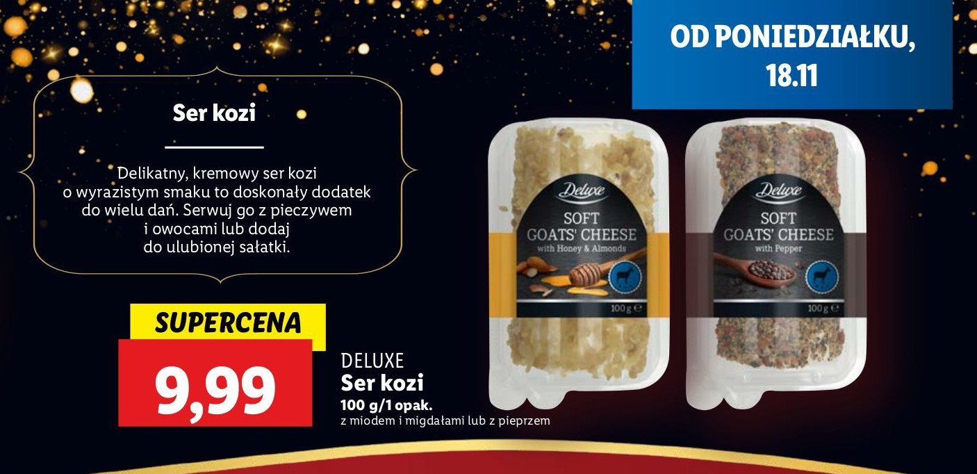 Ser kozi z pieprzem Deluxe promocja