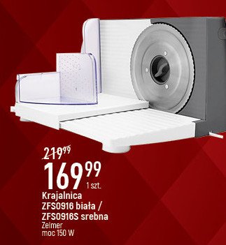 Krajalnica zfs0916 srebrna Zelmer promocja