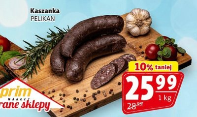 Kaszanka PELIKAN promocja w Prim Market