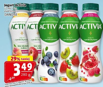 Jogurt Activia różne smaki 280g promocja w Prim Market