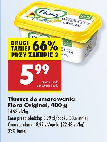 Margaryna Flora original promocja w Biedronka