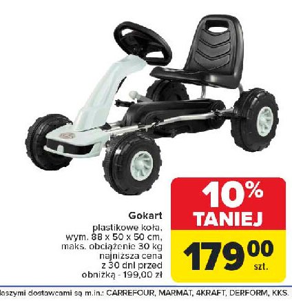 Gokart promocja w Carrefour