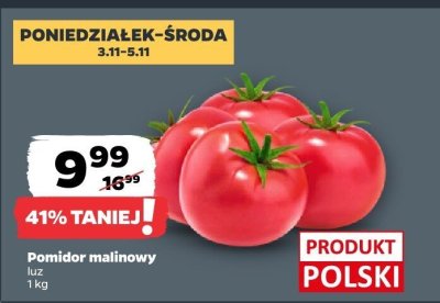 Pomidor malinowy luz promocja w Netto