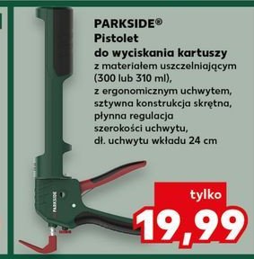 Pistolet do kartuszy Parkside promocja w Kaufland