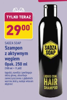 Szampon do włosów z aktywnym węglem Sadza soap promocja