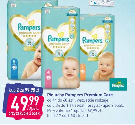 Pieluchy maxi 4 Pampers premium care pants promocja
