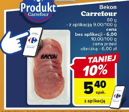 Bekon z indyka Carrefour targ 艣wie偶o艣ci promocja