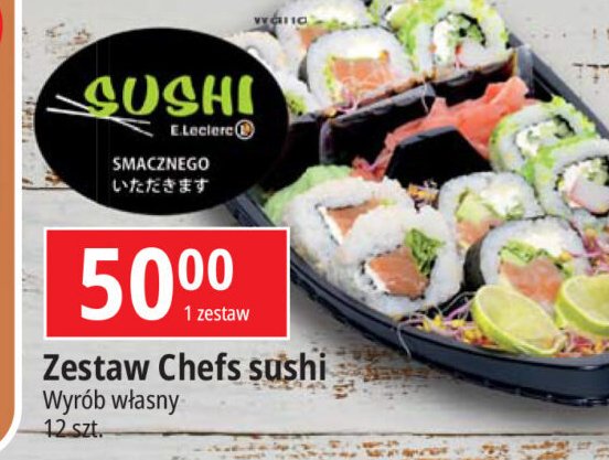 Zestaw sushi SUSHI E.LECLERC promocja