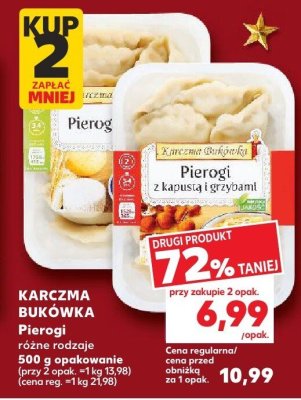Pierogi z kapustą i grzybami promocja w Kaufland