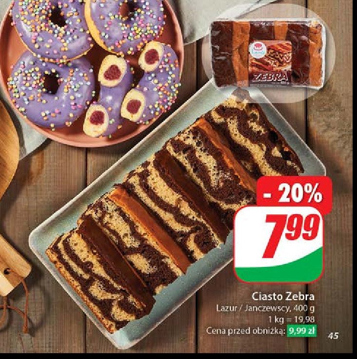 Ciasto zebra Janczewscy promocja