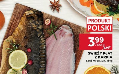 Świeży płat z karpia Koral, Mirko promocja w Stokrotka