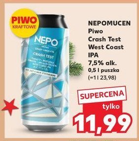 Piwo Nepomucen crash test promocja