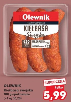 Kiełbasa swojska 180 g promocja w Kaufland