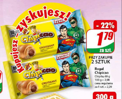 Rogal justice league Chipicao promocja
