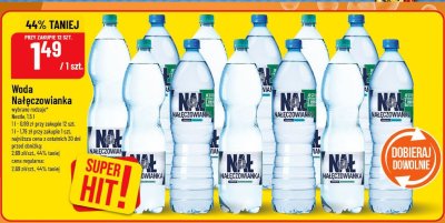 Woda Nałęczowianka wybrane rodzaje 1.5l promocja w POLOmarket