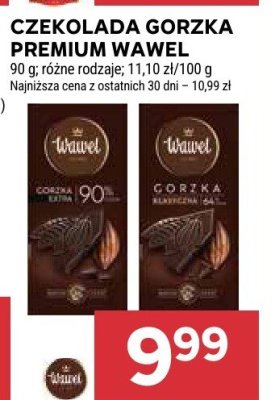 Czekolada gorzka Premium Wawel promocja w Stokrotka