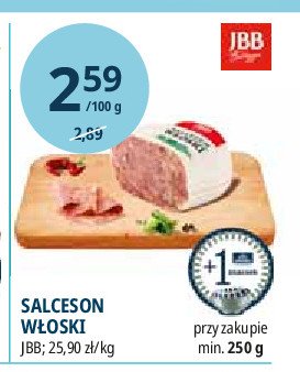 Salceson włoski Jbb bałdyga promocja