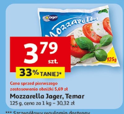 Mozzarella Jager, Temar promocja w Auchan