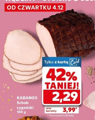 Schab cygański KABANOS promocja w Kaufland
