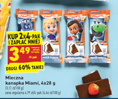Kanapka mleczna Miami sandwich promocja
