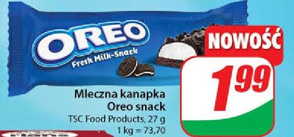 Baton mleczny Oreo promocja