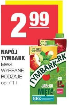 Napój Tymbark MWS wybrane rodzaje promocja w SPAR