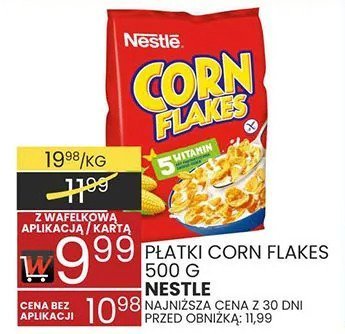 Płatki corn flakes 500g Nestle promocja w Wafelek